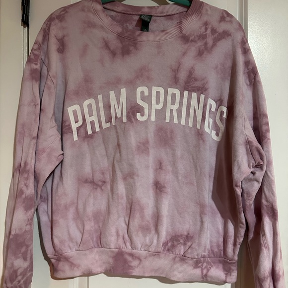 ❤️ 5 for $25 ❤️ Wild Fable Pink Tie Dye Sweatshirt XS Extra Small - Picture 2 of 6